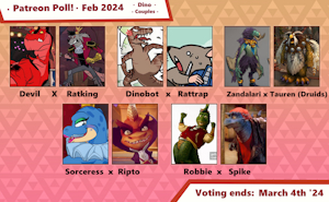 Patreon/Discord Poll: February 2024 - Dinosaurs
