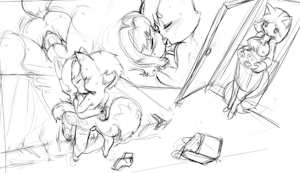 Unfinished sex sketch Yumbel