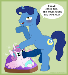Commission - Babysitting hard