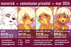 open for commissions!