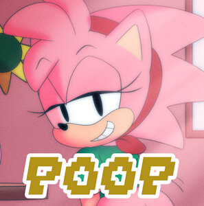 Classic Amy rose comish part 1