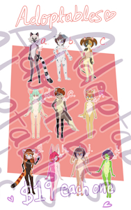 March adoptables! (cubs|teens) (10/10)