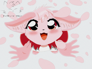 Pouncing in Joy (Fake Anime Screenshot)