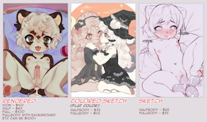 ⋅˚₊‧ COMMISSIONS PRICE-LIST ‧₊˚ ⋅
