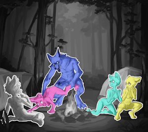 A Night with the Beast [YCH aucion]