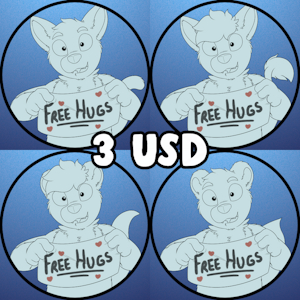 Icon / F2U / Wolf / For Coloring