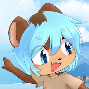 Playing in the sea breeze