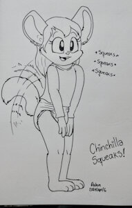 Happy Chinchilla Squeaks