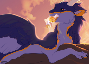 Horns and paws