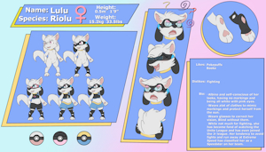 Meet Lulu the Riolu (Art by Dirtypawz)
