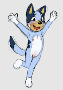(Scraps) Bluey and Bingo