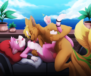 YCH: Seaside Intimacy (Result) (Collaboration with Meraence)