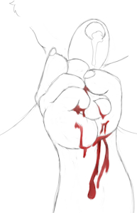 Bloody fist