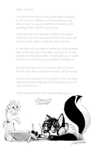 Regarding the comics.