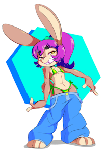 Bun in Jeans!