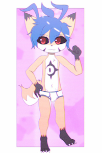 (Art Trade) Akai Kitsune