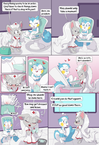 *C*_The nurse is in