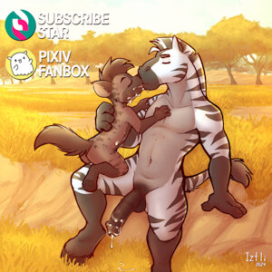 Romance blossoming in the savanna
