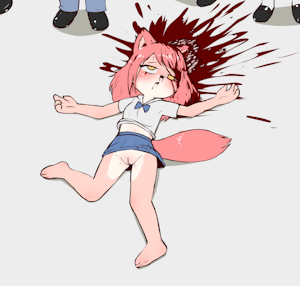 A dead furry
