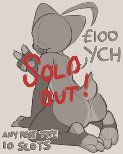 SOLD OUT - Butt & Feet YCH ( 10 slots )