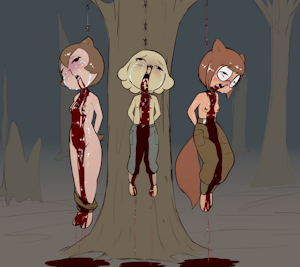 Barbed hanged