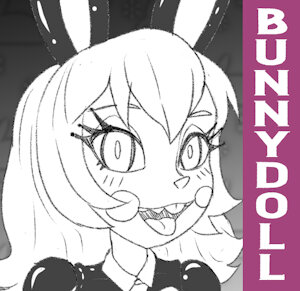 Princess Misery, the reverse bunnysuit doll
