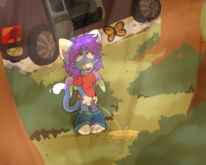 [$] piss stop!