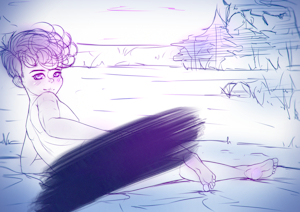 In the summer on the river
