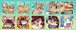 Cherry Emoji Sheet #2
