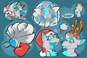 Christmas Veis Doodles