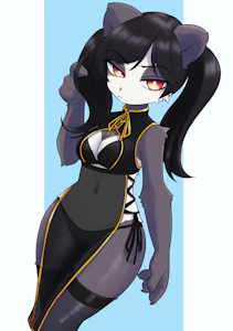 Panda lady