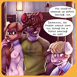 Renn, Spike, Koda - Halloween Party