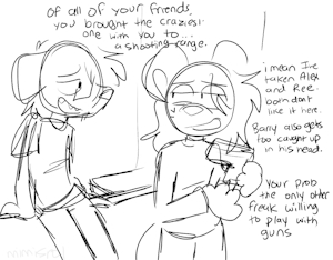 ida and al hangout (sketch comic)