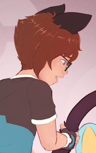 Trainer Cole & Shinx (Commission)