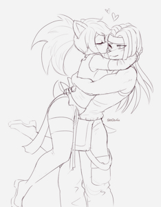 Knux X Sonia by SeaDewGin