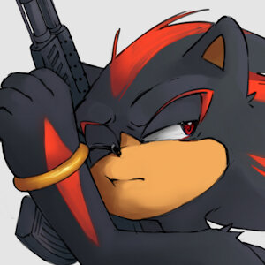 He's in a date with that gun