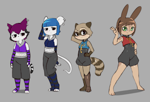 Commission: Lots of characters