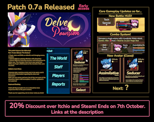 Delve Into Pawssion v0.7a Patch released (20% discount too)