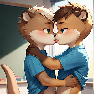 "Can... can I kiss you?"