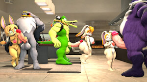 Playing with the Big Boys (by BlueApple)