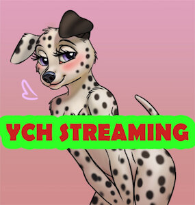 YCH livestream - Sexy Dalmatian Girl