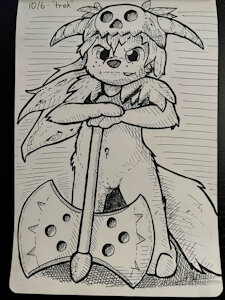 "Trek" - Day 6 Inktober 2024