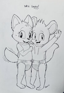 soggy Heeler and Chilla