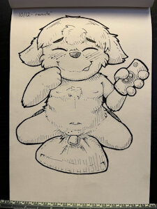 "Remote" - Day 12 Inktober 2024