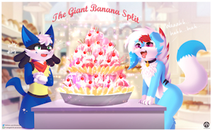 The giant banana split [Commission]