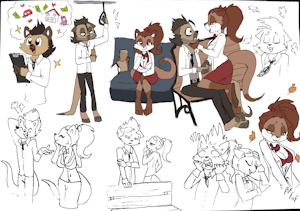 Dynamic doodles- Michael and Mira