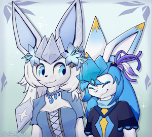 Two happy girls