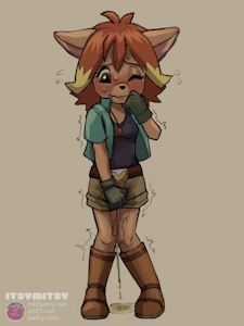 Wing-it: Misty Peeing Herself