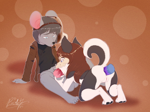 Koda and Steffie (Commission)