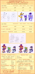 Commission Prices + Info 2024 (PARMIHEART)